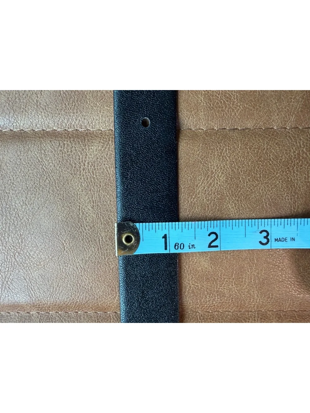 Vintage Yves Saint Laurent two tone buckle reversible belt
